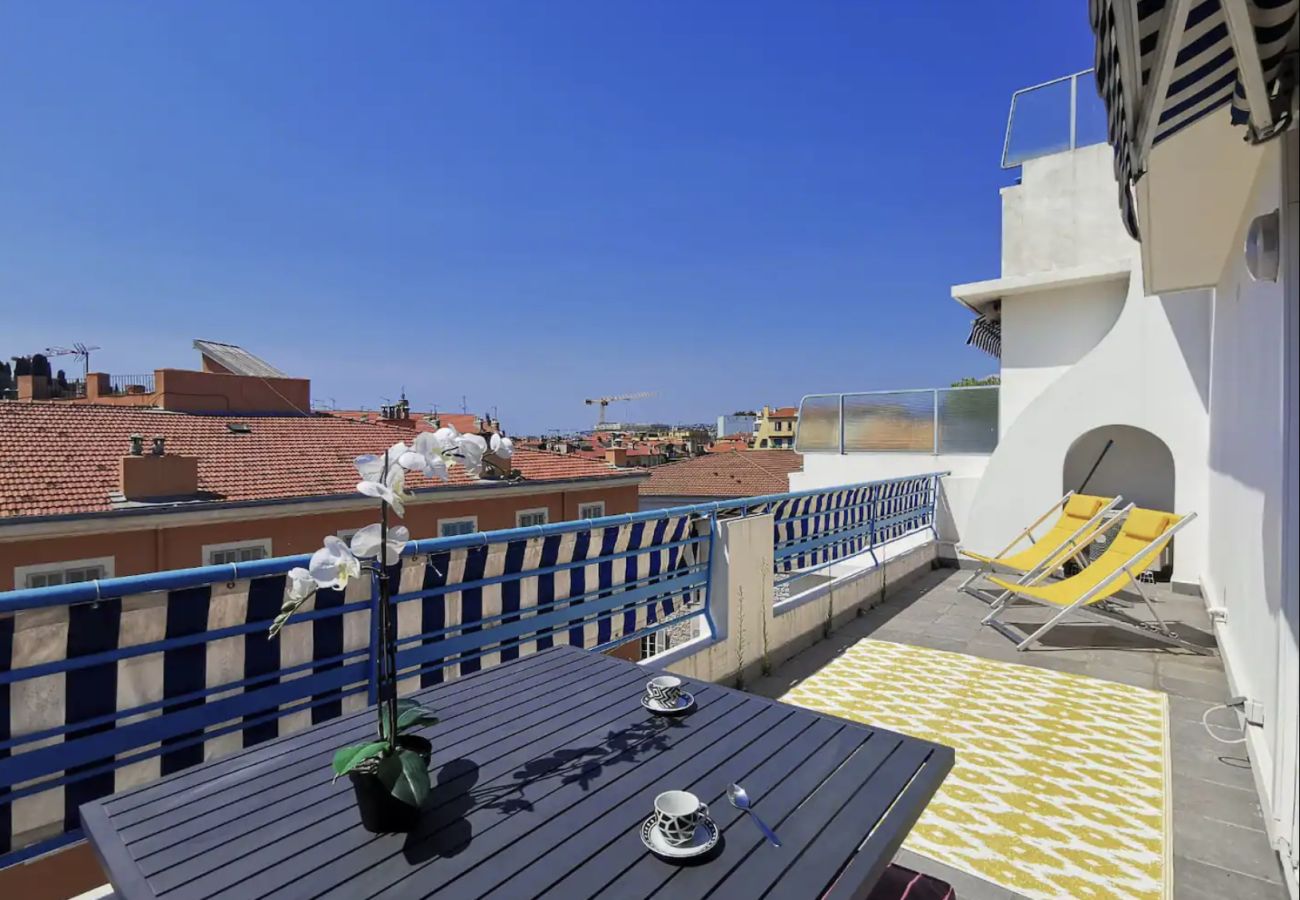 Apartment in Nice - Rooftop - open-air terrace - Garibaldi