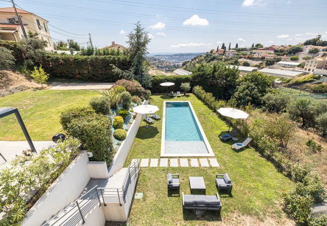 House in Nice - Contemporary villa Crémat - Swimming pool - AC House in Nice - Contemporary villa Crémat - Swimming pool - AC