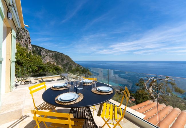 Apartment in Eze - Panoramic Sea View & Terraces in the Heart of the Lemon Groves